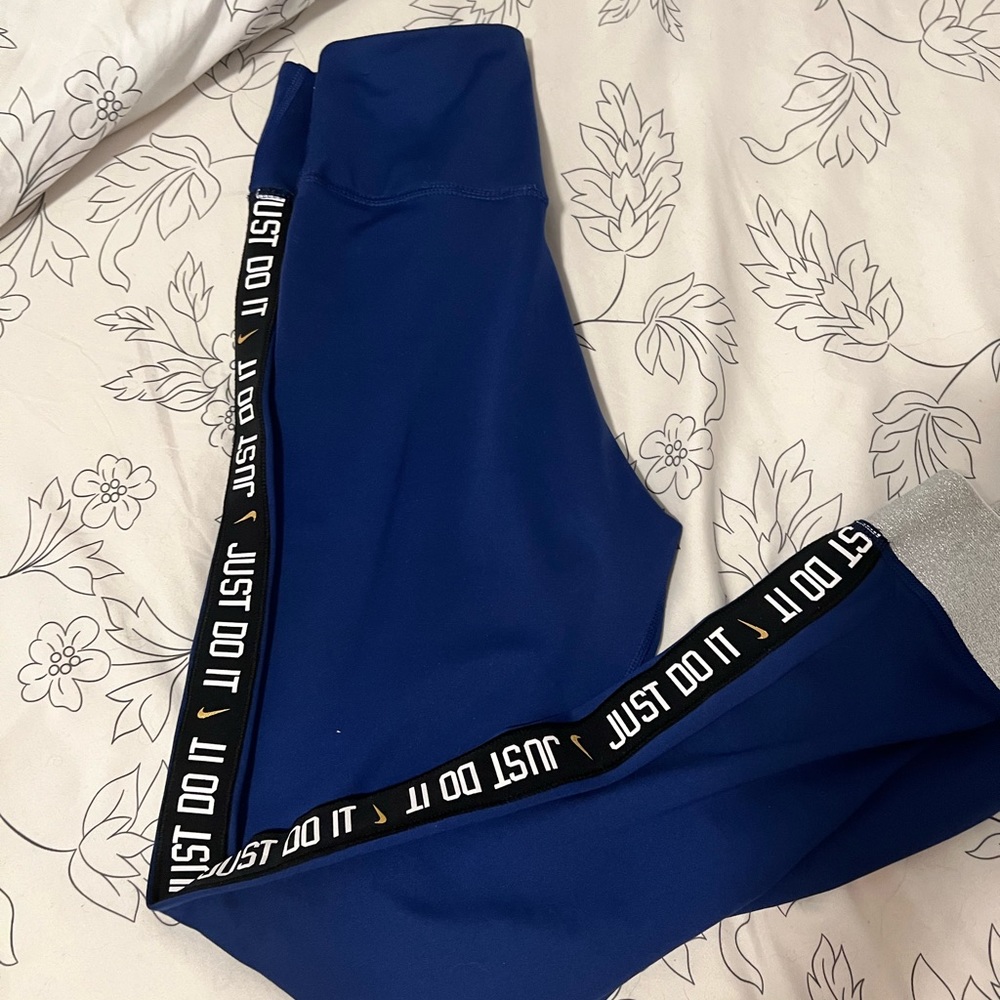 Nike Blue Leggings full length
